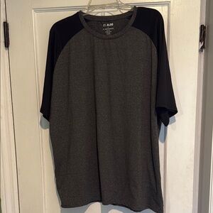 ALGO Men's Black and Gray Shirt